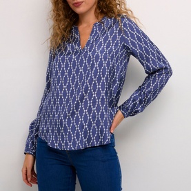 Olan Spot Print Blouse