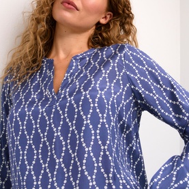 Olan Spot Print Blouse
