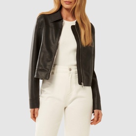 Larissa Faux-Leather Jacket