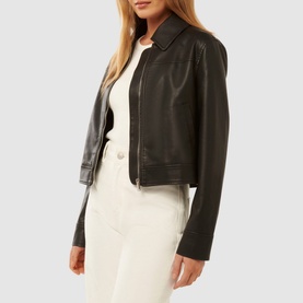 Larissa Faux-Leather Jacket