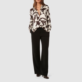 Lila Printed Shirt