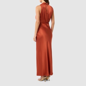 Sienna Satin Flared Dress