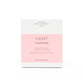 Basil & Lime Scented Candle 300g