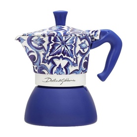 Bialetti x Dolce & Gabbana Moka Induction 4 Cup Mediterranean Blue