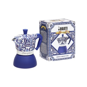 Bialetti x Dolce & Gabbana Moka Induction 4 Cup Mediterranean Blue