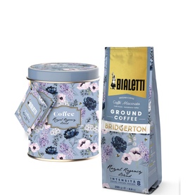 Bialetti x Bridgerton Tin & Pack of Ground Coffee