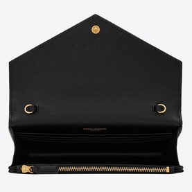 Cassandre Envelope Leather Chain Wallet