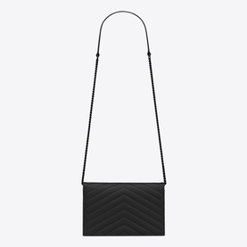 Cassandre Envelope Leather Chain Wallet