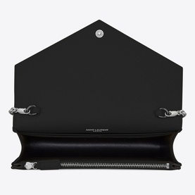 Cassandre Envelope Leather Chain Wallet