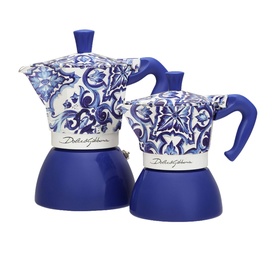 Bialetti x Dolce & Gabbana Moka Induction 6 Cup Mediterranean Blue