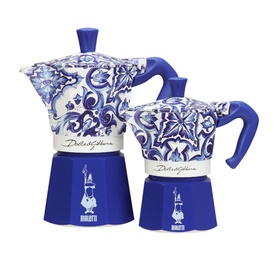 Bialetti x Dolce & Gabbana Moka Express 6 Cup Mediterranean Blue