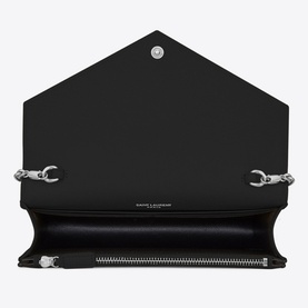 Cassandre Envelope Leather Chain Wallet