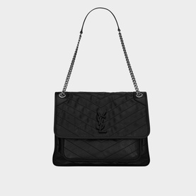 Niki Vintage Leather Large Chain Bag