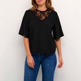 Barbara Lace-Detail T-Shirt