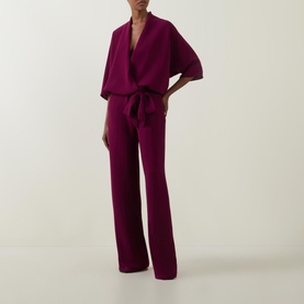 Lola Faux-Wrap Jumpsuit