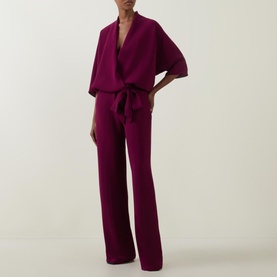 Lola Faux-Wrap Jumpsuit
