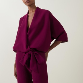 Lola Faux-Wrap Jumpsuit