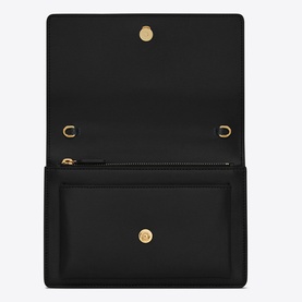 Sunset Smooth Leather Chain Wallet