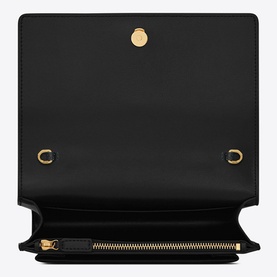 Sunset Smooth Leather Chain Wallet