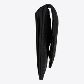 Cassandre Matelass&eacute; Quilted Leather Zip Card Case