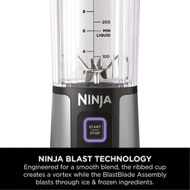 Blast Cordless Portable Blender, Black