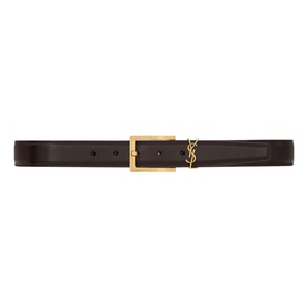 Ceinture Carree Passant Cassandre Leather Belt