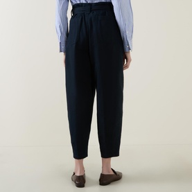 Tie-Waist Cropped Chinos