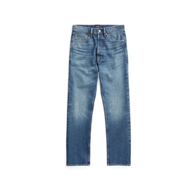 High-Rise Cropped Straight Leg Jeans