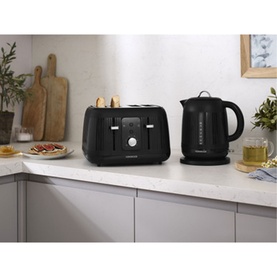 Dawn Kettle and Toaster Black