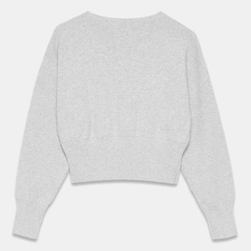 Ribbed Trim Cardigan