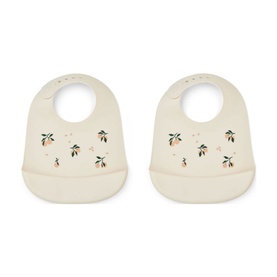 Two-Pack Tilda Silicone Bibs