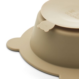Two-Pack Peony Suction Bowl