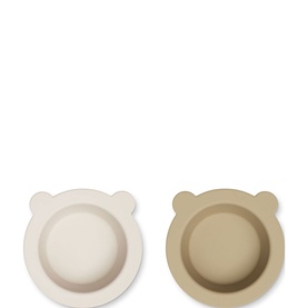 Two-Pack Peony Suction Bowl