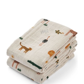 Two-Pack Lewis Muslin Cloths