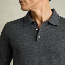 Trafford Merino Wool Polo Shirt