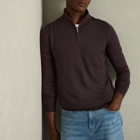 Blackhall Merino Wool Half-Zip Sweater
