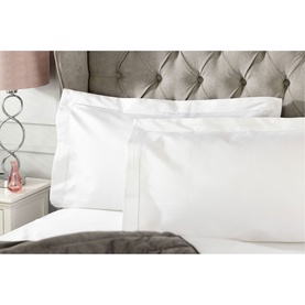 1000 Thread Count Oxford Pillowcase White