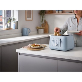 Dawn Kettle and Toaster Blue