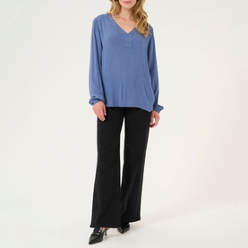Amber Solid Kaftan Blouse
