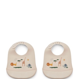 Two-Pack Tilda Silicone Bibs