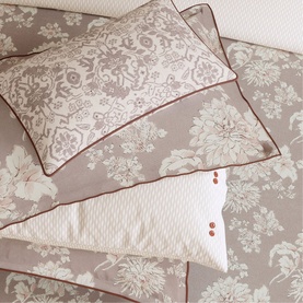 Kassi Standard Pillowcase Pair Dusky Pink