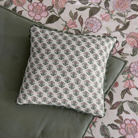 Indienne Block Print Cushion