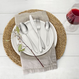 Arthur Brushed 24-Piece Cutlery Set