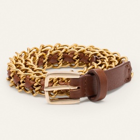 Brooke Woven Leather Belt