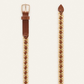 Brooke Woven Leather Belt