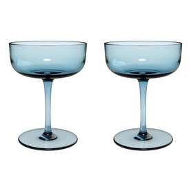 Like Ice Champagne Coupe/Dessert Bowl Two-Piece Set