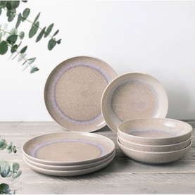Perlemor Sand Eight-Piece Dinner Set