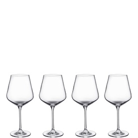 La Divina Burgundy Goblet Four-Piece Set