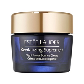 Est&eacute;e Lauder Revitalizing Supreme+ Night Power Bounce Cr&egrave;me Moisturiser 75ml, deep blue jar with gold lid