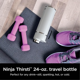 Thirsti 530ml Travel Bottle White